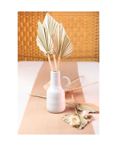 10 FEUILLES DE PALMIER DECOUPEES 55 CM NATUREL