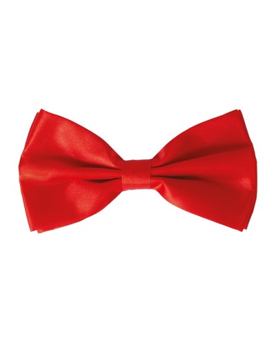 NOEUD PAPILLON ROUGE ATTACHE REGLABLE