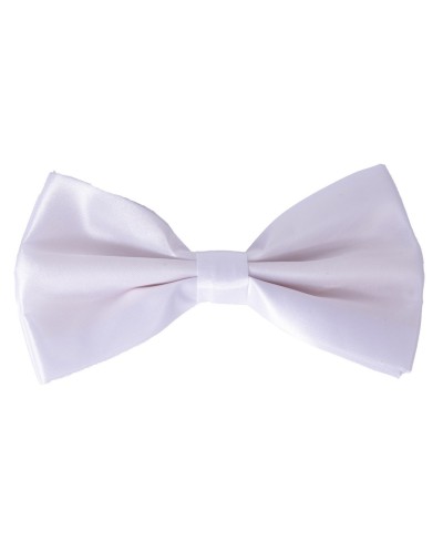 NOEUD PAPILLON BLANC ATTACHE REGLABLE