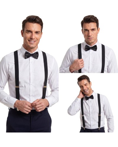 NOEUD PAPILLON NOIR ATTACHE REGLABLE