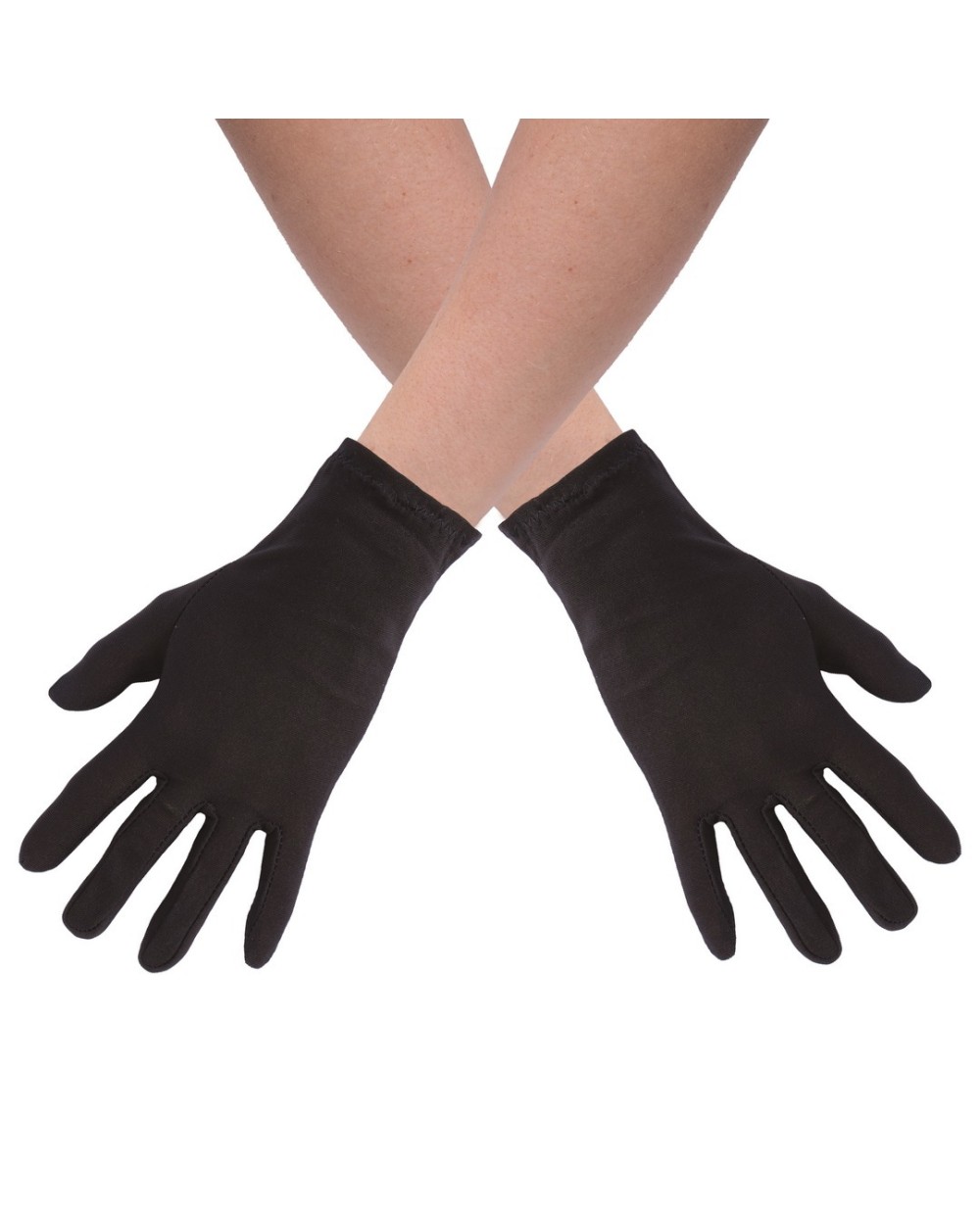 GANTS COURTS NOIR 21 CM ADULTE