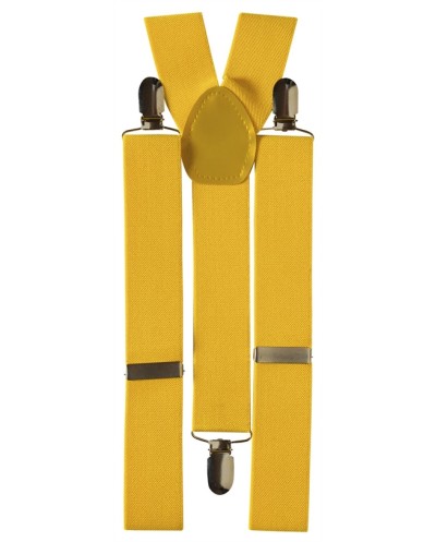 BRETELLES ELASTIQUE FLUO JAUNE