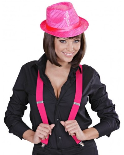 BRETELLE NEON ROSE FLUO 