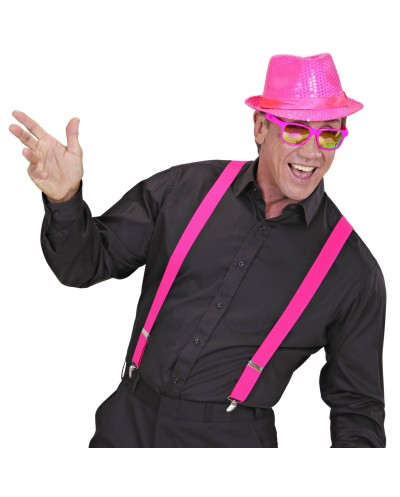 BRETELLE NEON ROSE FLUO 