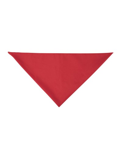 BANDANA TISSU CARRE UNI ROUGE FERIA