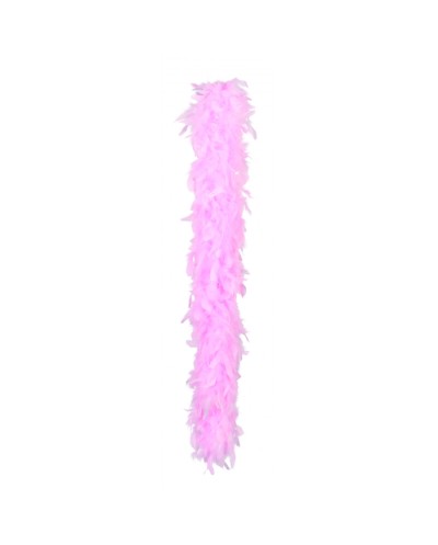 BOA EN PLUMES 160 CM ROSE CLAIR