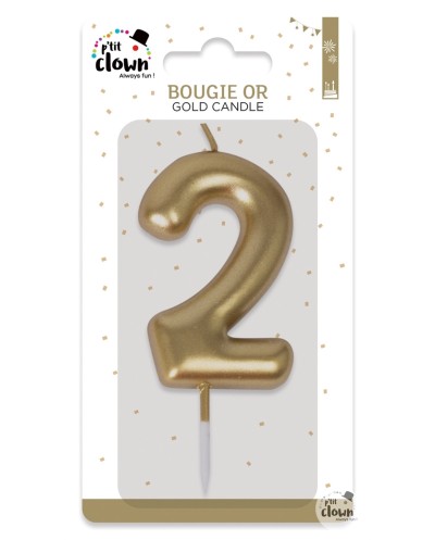 BOUGIE OR CHIFFRE 2