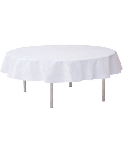 NAPPE RONDE NON TISSEE OPAQUE BLANC 2,40 M