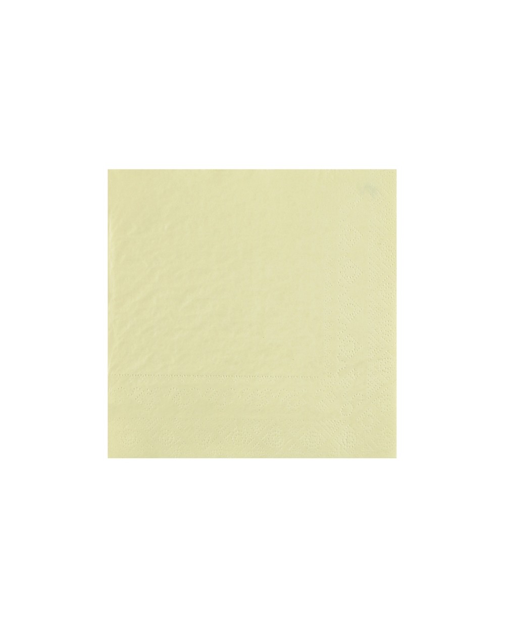 25 SERVIETTES PAPIER CRYSTAL CHAMPAGNE 33 X 33 CM
