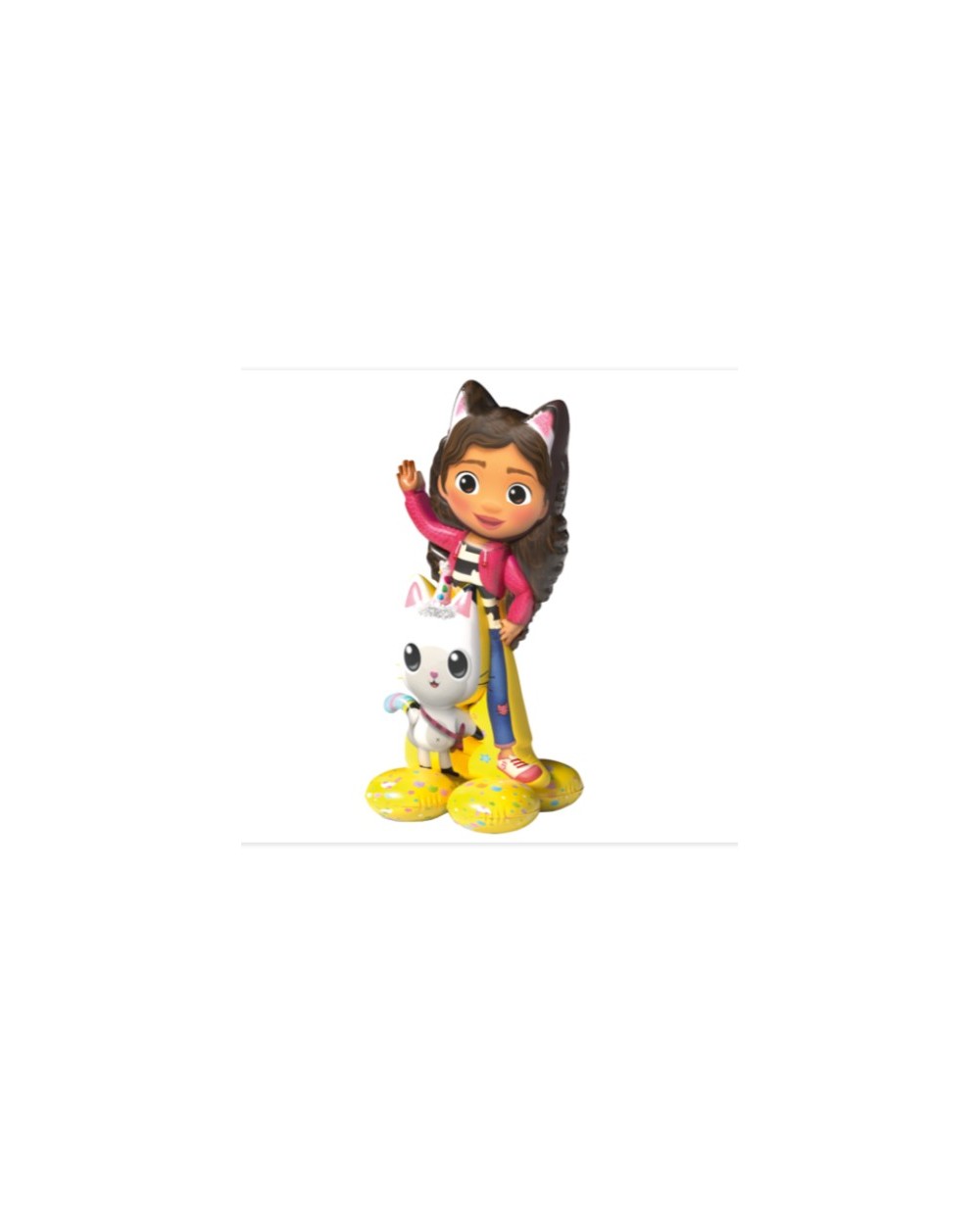 BALLON METALLIQUE A L'AIR GABBYCHAT OU GABBY'S DOLLHOUSE 78 CM