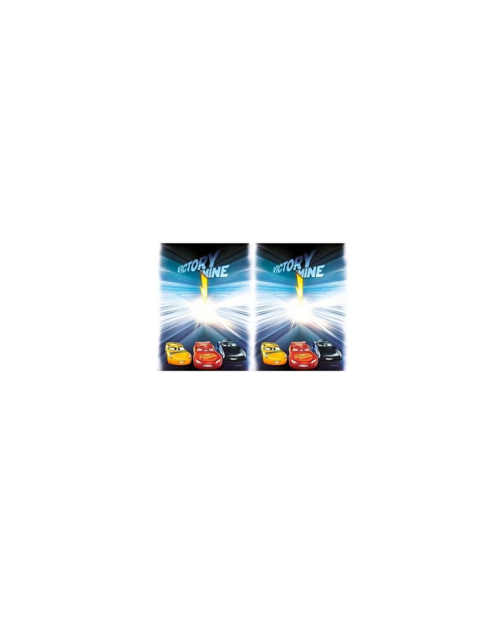 NAPPE PLASTIFIEE CARS FLASH MC QUEEN 120 X 180 CM