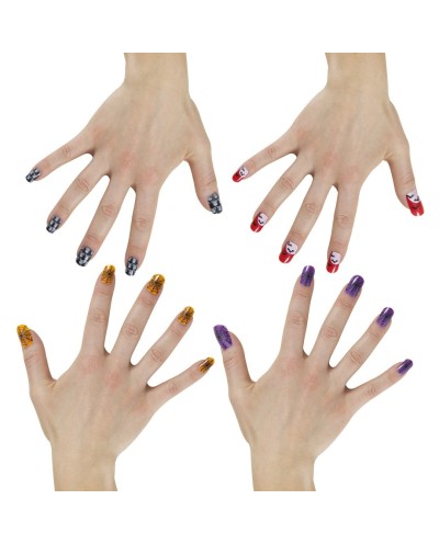 FAUX ONGLES HALLOWEEN MODELE ALEATOIRE