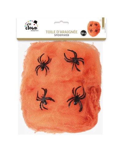 TOILE D'ARAIGNEE ORANGE 56 GR