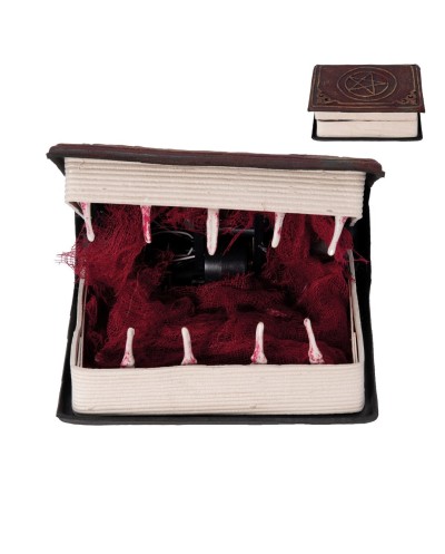 LIVRE VORACE A POSER ANIME SONORE ET LUMINEUX DECORATION HALLOWEEN 14 CM
