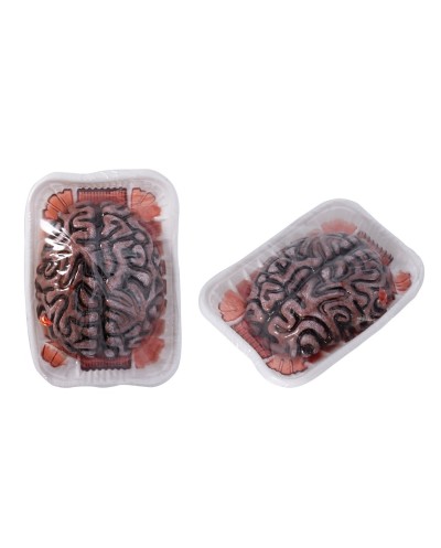 CERVEAU SANGLANT EMBALLE DANS BARQUETTE 13 CM