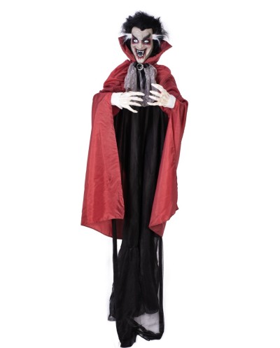 AUTOMATE VAMPIRE A SUSPENDRE ANIME SONORE LUMINEUX DECORATION HALLOWEEN 180 CM