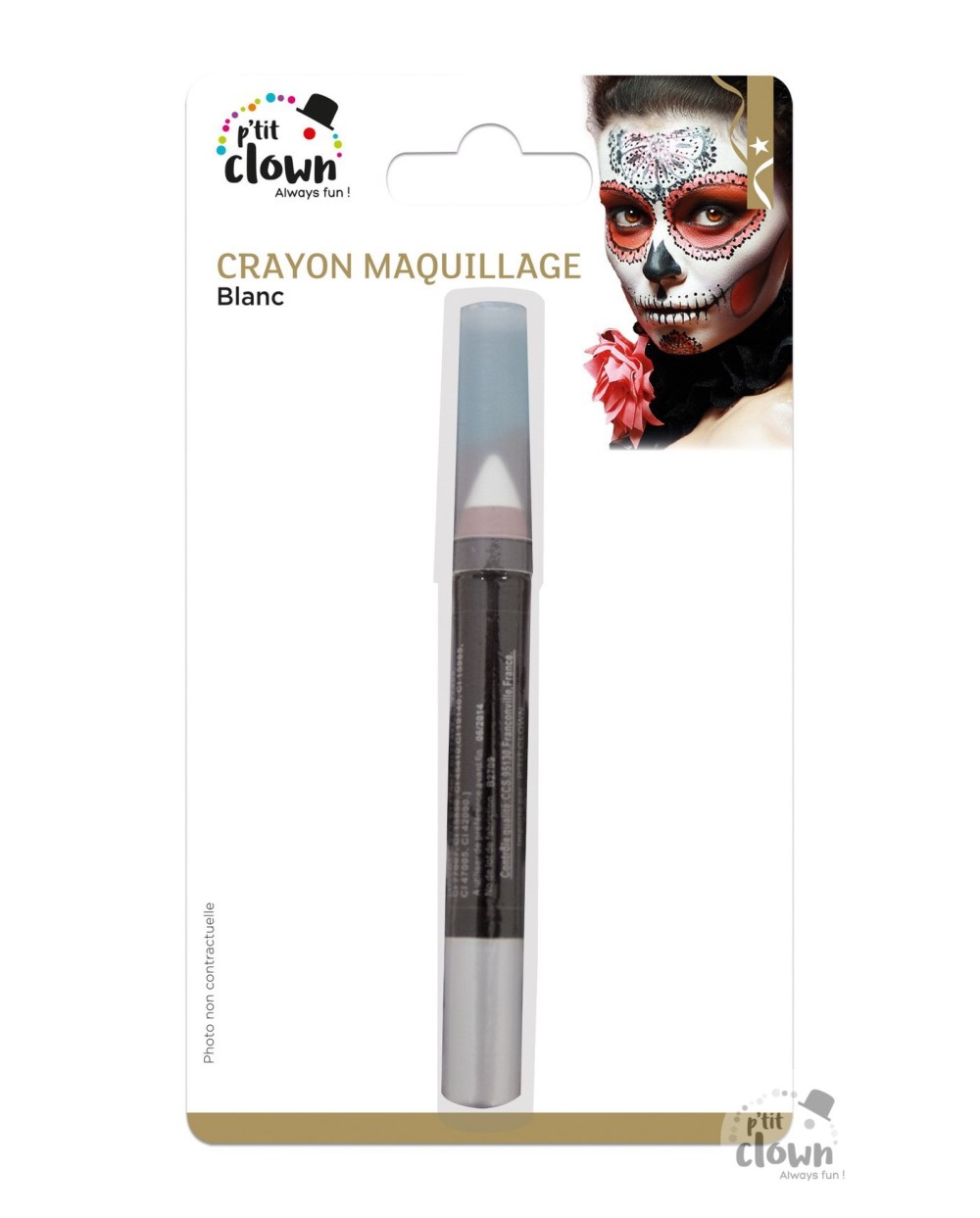 CRAYON DE MAQUILLAGE GRAS BLANC