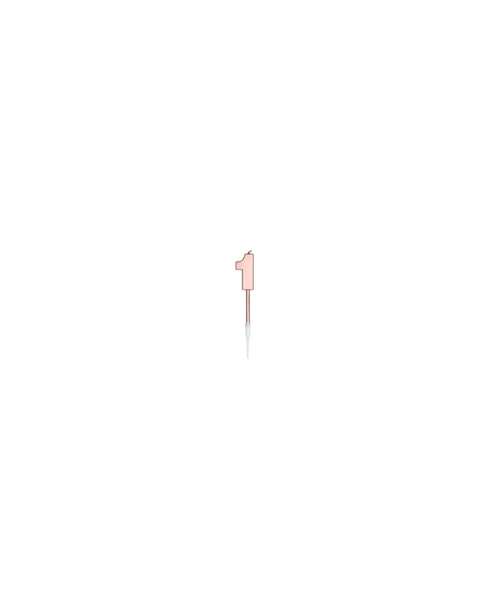 BOUGIE CHIFFRE 1 ROSE GOLD 