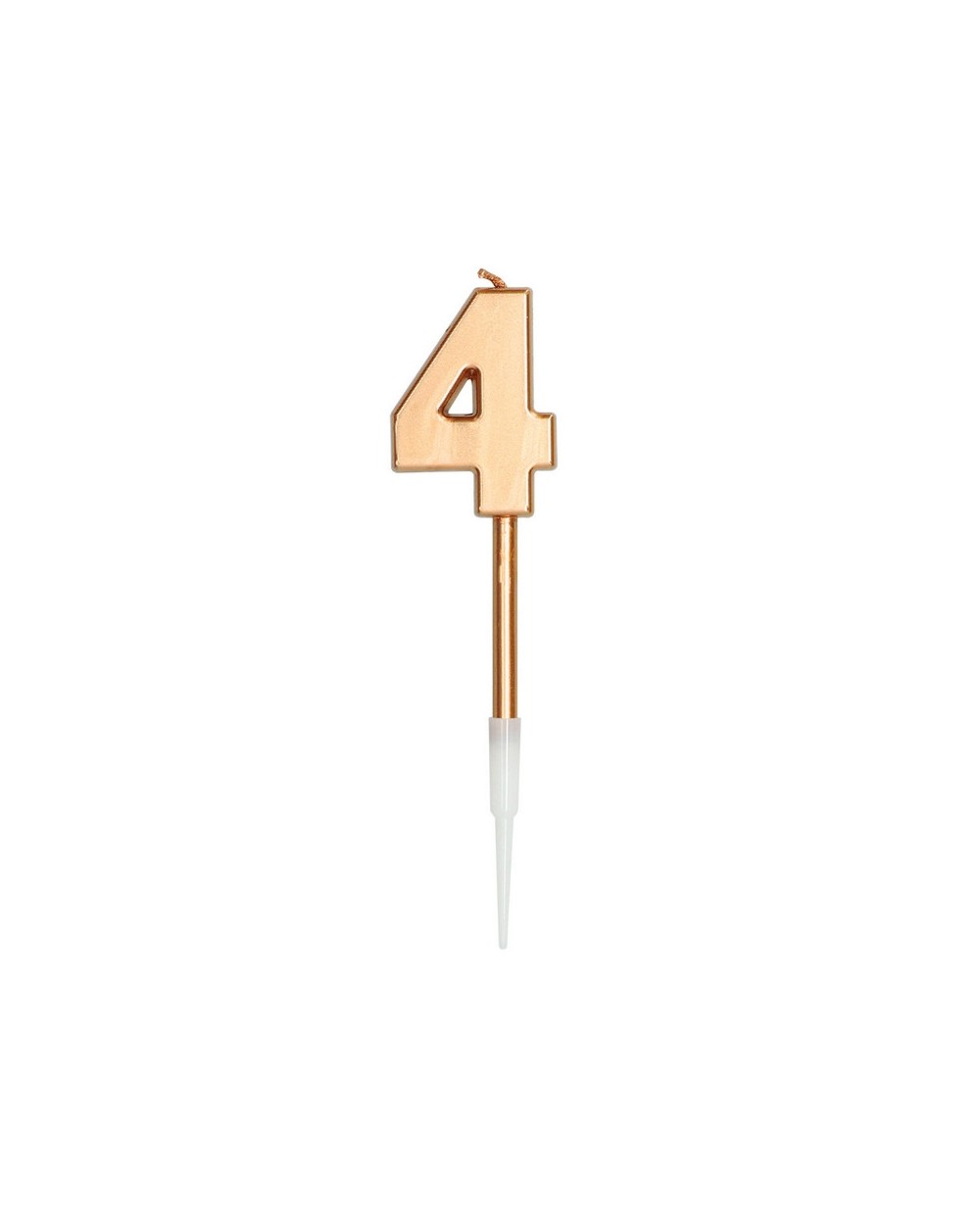 BOUGIE CHIFFRE 4 OR