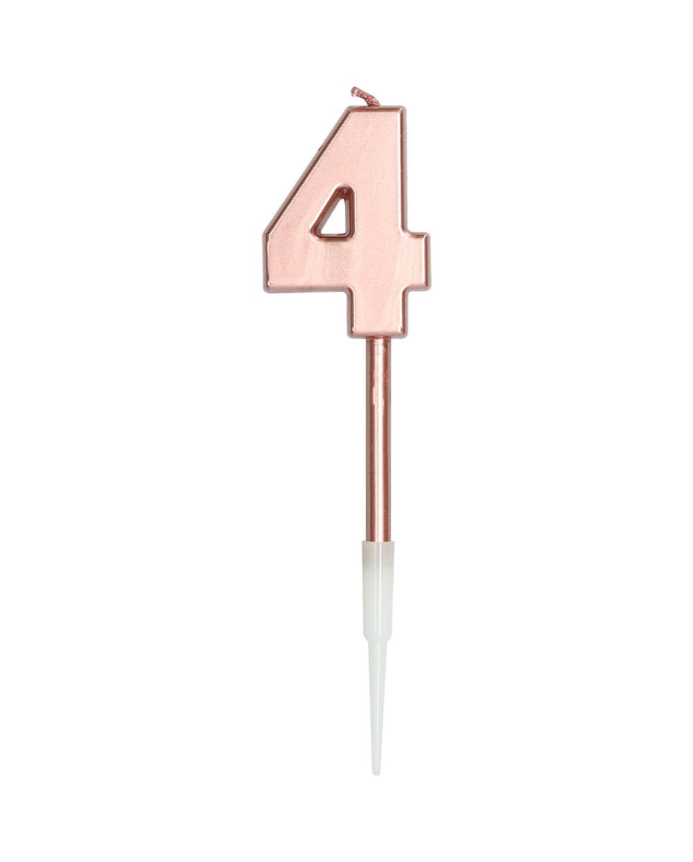 BOUGIE CHIFFRE 4 ROSE GOLD 