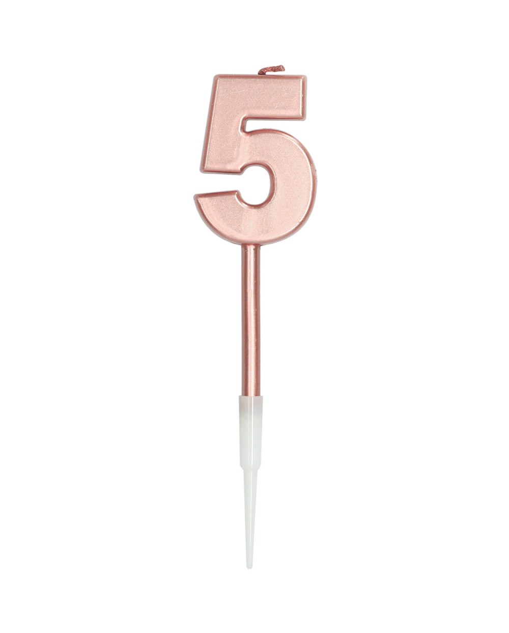 BOUGIE CHIFFRE 5 ROSE GOLD 
