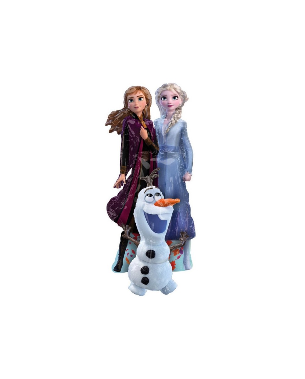BALLON METALLIQUE AIRLONZ  REINE DES NEIGES 2 ANNA ELSA ET OLAF 147 CM