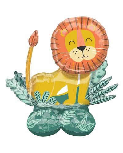 BALLON METALLIQUE AIRLOONZ LION 109 CM 