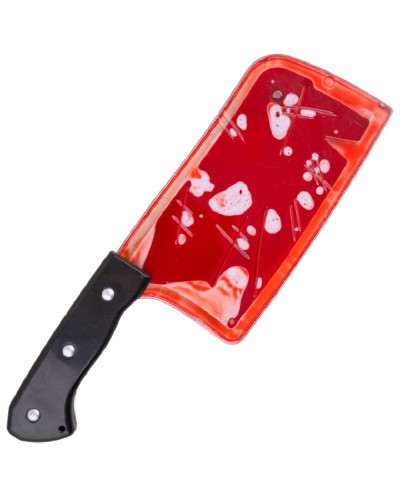 HACHOIR DE CUISINE OU DE BOUCHER AVEC SANG LIQUIDE MOBILE