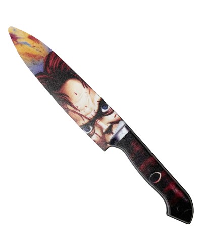 COUTEAU EFFRAYANT HALLOWEEN MOTIF POUPEE CHUCKY  31 X 4 CM