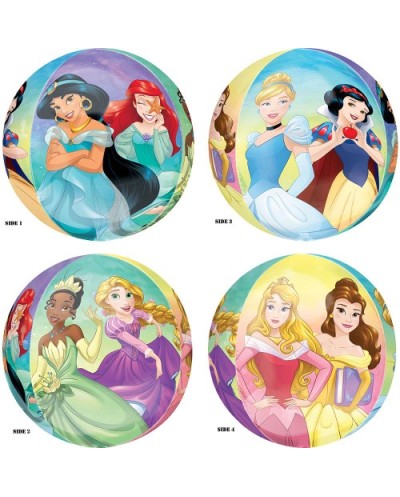 BALLON METALLIQUE ORBZ PRINCESSES DISNEY 38 X 40 CM