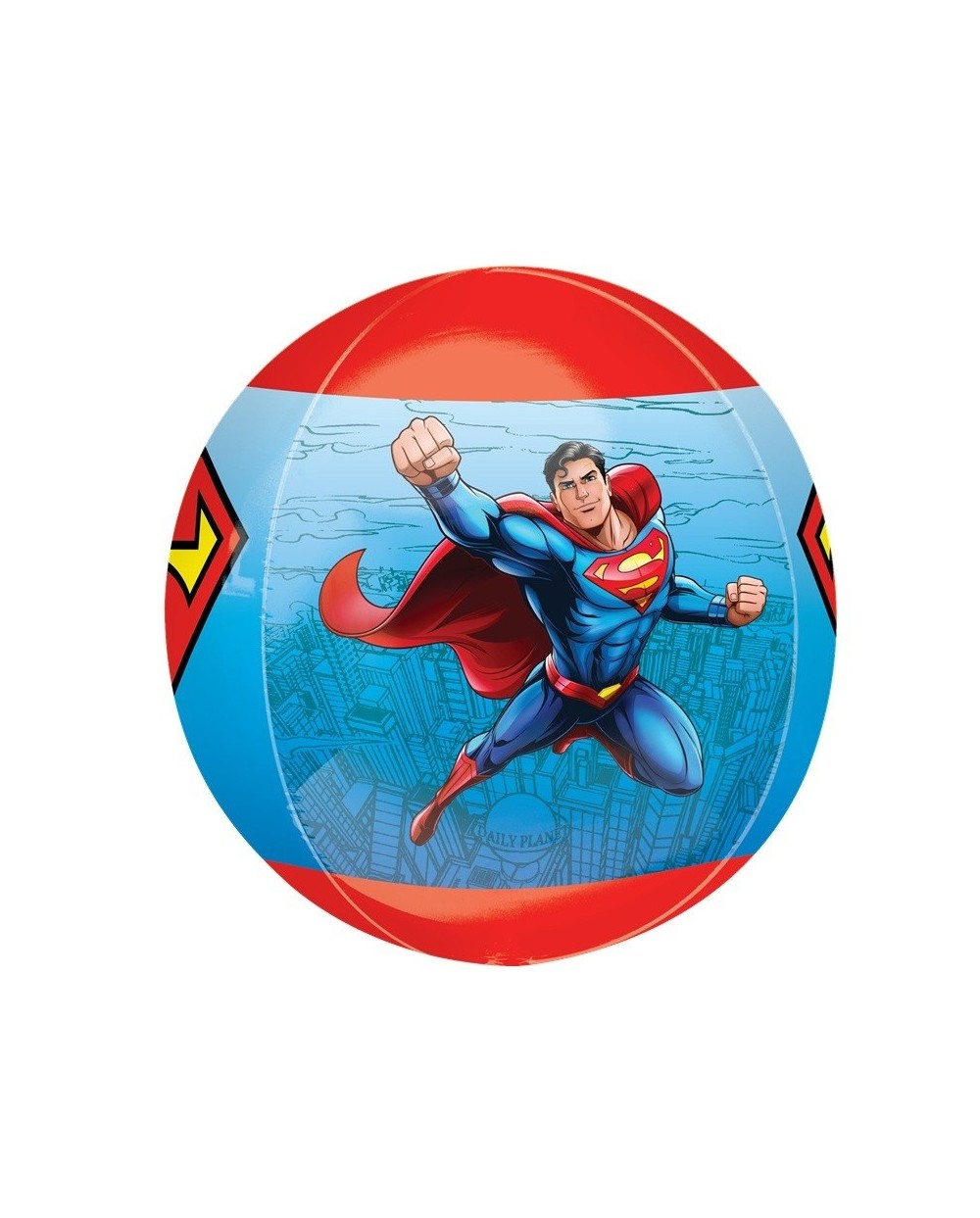 BALLON METALLIQUE ORBZ SUPERMAN 38 X 40 CM