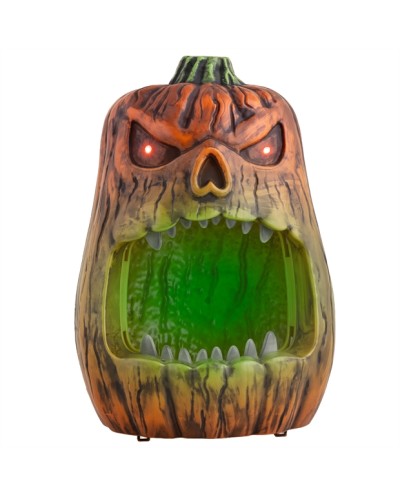 DECORATION HALLOWEEN POT A BONBON CITROUILLE ANIMATRONIC MOUVEMENT SON  LUMIERE