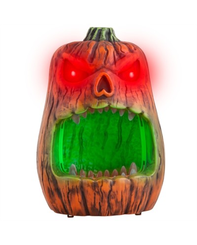 DECORATION HALLOWEEN POT A BONBON CITROUILLE ANIMATRONIC MOUVEMENT SON  LUMIERE