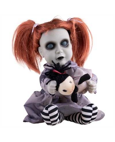 DECO HALLOWEEN  POUPEE FANTOME 26 CM ANIMATRONIC MOUVEMENT SON  LUMIERE