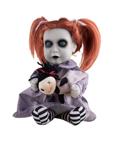 DECO HALLOWEEN  POUPEE FANTOME 26 CM ANIMATRONIC MOUVEMENT SON  LUMIERE