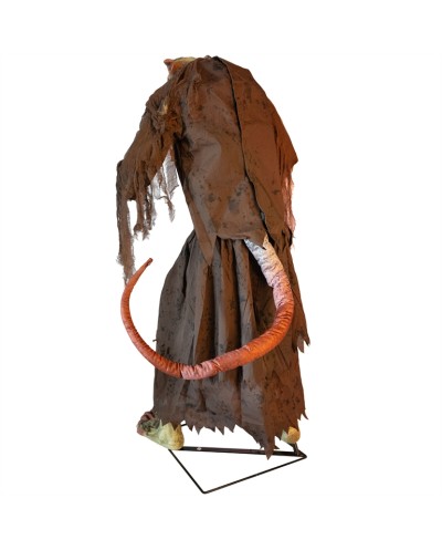 DECO HALLOWEEN RAT MUTANT MORTEL ANIMATRONIC MOUVEMENT LUMIERE ET SON 155 CM
