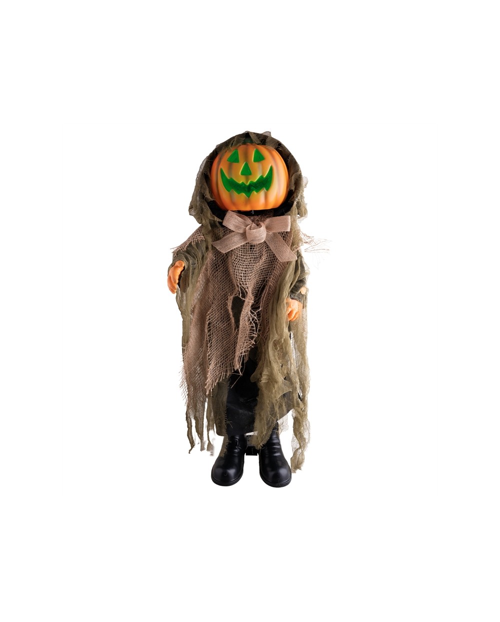 DECO HALLOWEEN JACK O LANTERN ANIMATRONIC MOUVEMENT LUMIERE SON 90 CM
