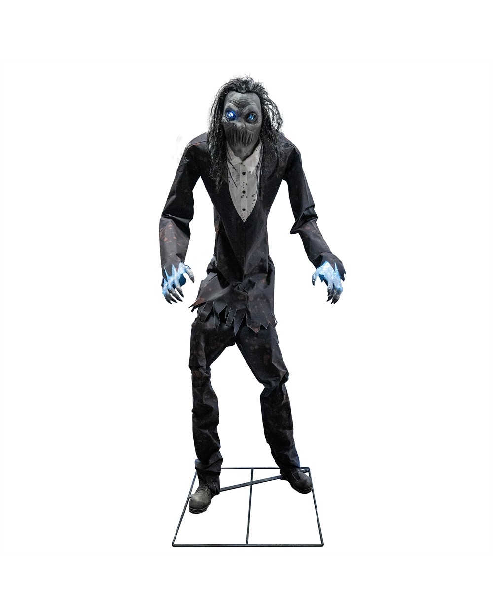 DECORATION HALLOWEEN ZOMBIE DEBOUT 235 CM ANIMATRONIIC