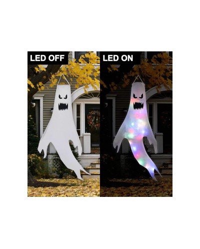DECORATION HALLOWEEN FANTOME LUMINEUX 120 X 63 CM