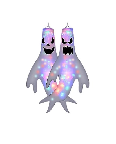 DECORATION HALLOWEEN FANTOME LUMINEUX 120 X 63 CM