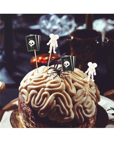 PICS DECO HALLOWEEN SQUELETTE TETE DE MORT