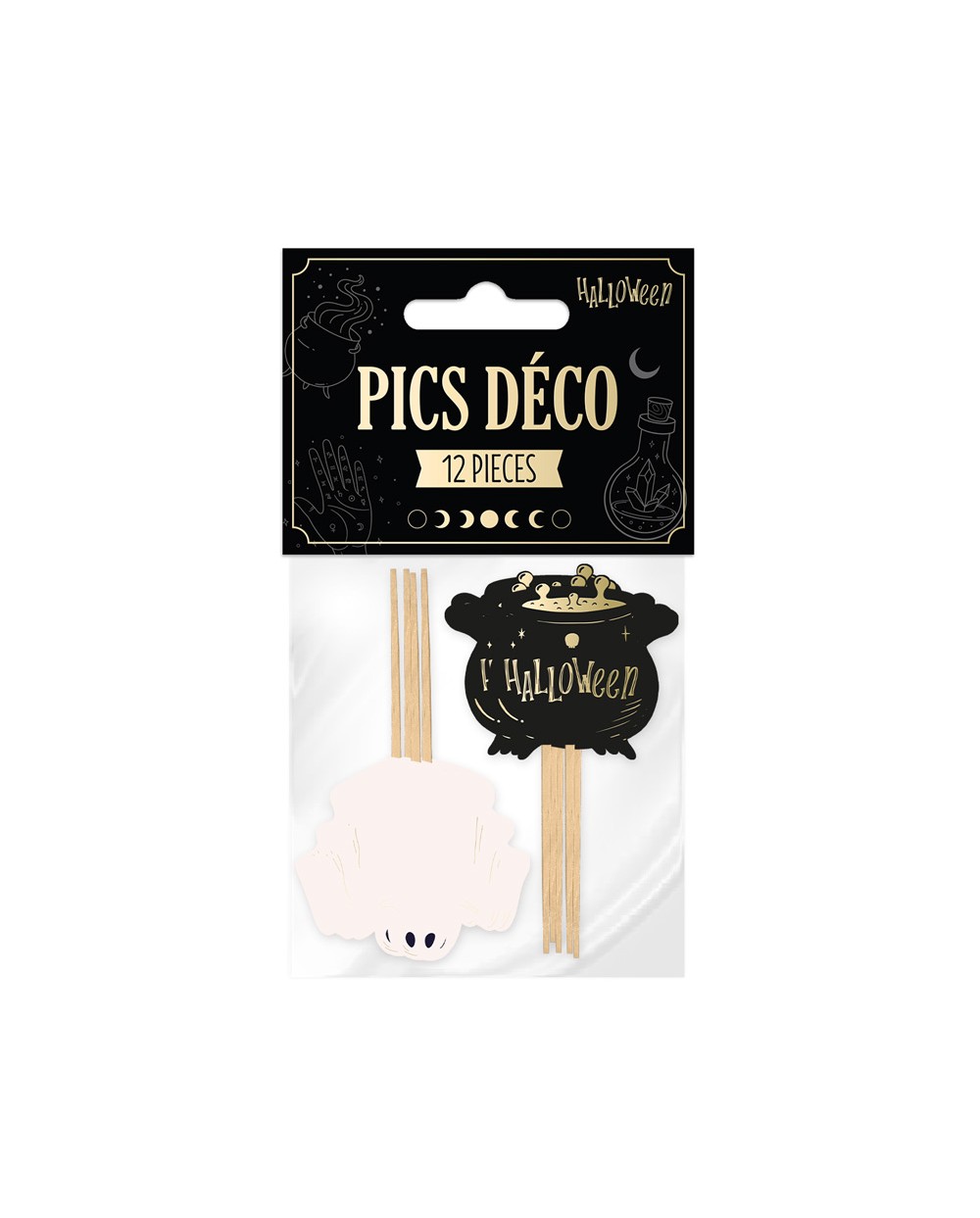 PICS DECO HALLOWEEN CHAUDRON ET FANTOME