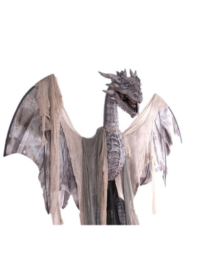 DECORATION HALLOWEEN DRAGON DEVORYS ANIME, SON ET LUMIERE 210 CM 