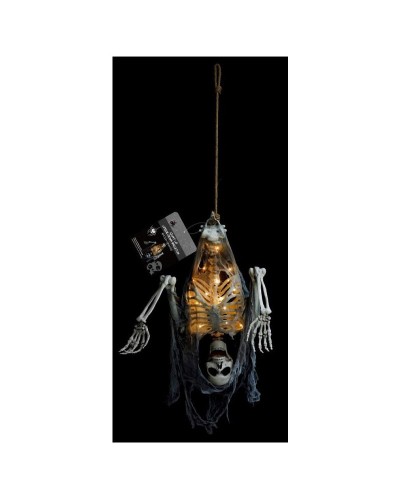 DECORATION HALLOWEEN SQUELETTE BOB AVEC LED 80 X 18 X 108 CM 