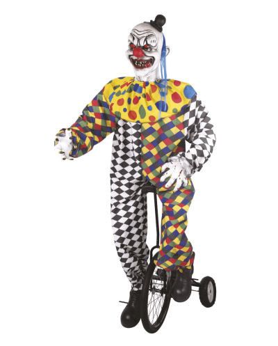 CLOWN SUR MONOCYCLE ELECTRIQUE