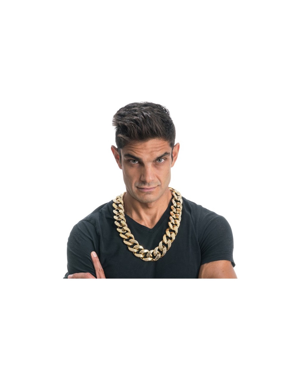 COLLIER RAPPEUR CHAINE LARGE 70CM - MAILLE 3.3CM