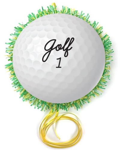 PINATA RONDE A TAPER OU A TIRER GOLF 