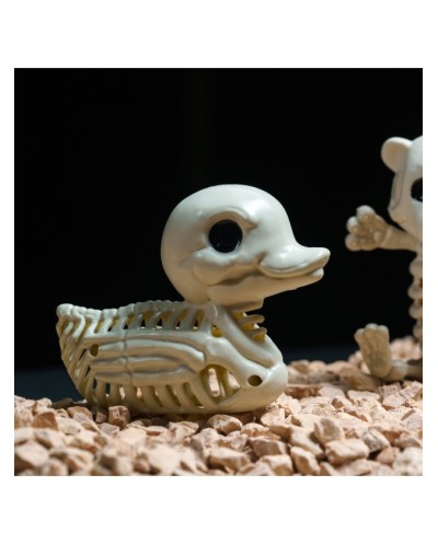 DECO HALLOWEEN SQUELETTE CANARD