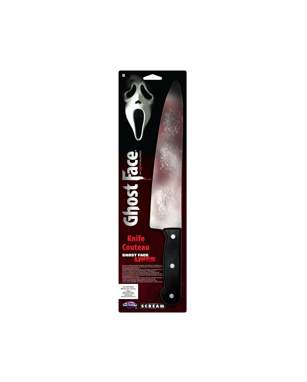 COUTEAU DE TUEUR GHOST FACE SCREAM 38 CM