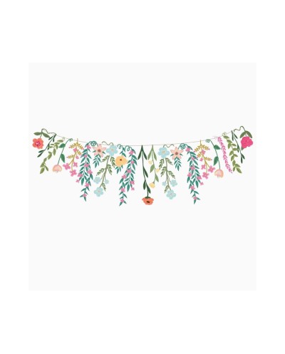 GUIRLANDE DE FLEURS EN PAPIER 3 METRES